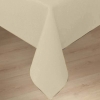 Carlisle Beige Softweave Plain Tablecloth - 90