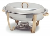 Carlisle Stainless Steel Oval Chafer - 6 QT