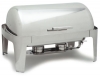 Carlisle Stainless Steel Times Square Rectangular Roll-Top Chafer - 8 QT
