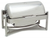 Carlisle Stainless Steel Rectangular Roll-Top Chafer - 8 QT