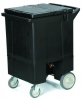 Carlisle Black Cateraide™  36.5" Tall Ice Caddy  - 2 Swivel Casters
