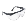 MCR Safety Tomahawk® Safety Glasses - Clear Lens, Black Frame