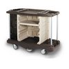 Continental Economy Lodging Cart - W/ ergonomic aluminum handles