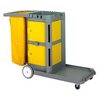 Continental Compact Cleaning Cart - W/ zippered vinyl bag