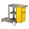 Continental Janitorial Cart - W/ zippered vinyl bag