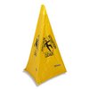Continental 30" Collapsible Tri-Cone Caution Sign - Multilingual