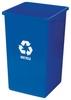 Continental Square Swingline Recycling Container - 25 Gal