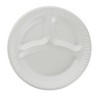 DART Impact Plastic Dinnerware - 9" with Three Compartments