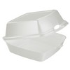 DART Foam Hinged Lid Carryout Containers - 6" Large Sandwich