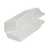 DART Foam Hinged Lid Carryout Containers - Hot Dog