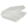 DART Foam Hinged Lid Carryout Containers - Large, Single Compartment