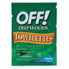 DIVERSEY OFF! Deep Woods® Towelettes - 12 Towelettes per Pack