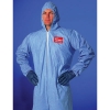 DuPont Tempro® Elastic-Cuff Hooded Coveralls - Blue, 3X-Large
