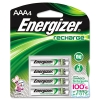 ENERGIZER e²® NiMH Rechargeable Batteries, AAA - 4/PK