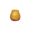 FancyHeat Victorian Filled Glass Candles - Amber