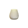 FancyHeat Victorian Filled Glass Candles - White Frost