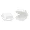 GENPAK Foam Hinged Lid Snack Containers - Large, Deep All Purpose
