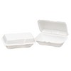 GENPAK Foam Hinged Lid Snack Containers - Extra-Large Hoagie