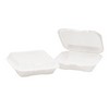 GENPAK Foam Hinged Lid Carryout Containers - White / Small Snap It