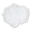 HOSPECO Bleached White T-Shirt Rags - 