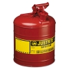 Justrite Safety Can, Red - 5 gal
