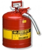Justrite AccuFlow™ Safety Can, Red - 5 gal