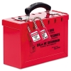 MASTER LOCK Latch Tight™ Lock Box - Red