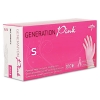  Generation Pink Vinyl Gloves - Small