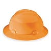  MSA V-Gard® Hard Hats - Orange, Slotted