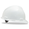  MSA V-Gard® Hard Hats - White, Slotted