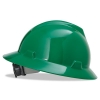  MSA V-Gard® Hard Hats - Green, Non-slotted