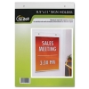 Nu-Dell Clear Plastic Sign Holders, Vertical Wall - Portrait Wall