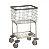 R&B Wire Deluxe Elevated Laundry Cart - 3.5 Bushel