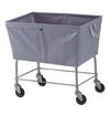 R&B Wire 4 Bushel Elevated Laundry Truck - with Sewn-On Vinyl/Nylon Liners