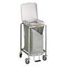 R&B Wire Single Easy Access Laundry Hamper - with Foot Pedal