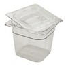 RUBBERMAID Cold Food Pan - 6" High, 1/6 Size