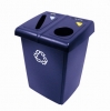 RUBBERMAID Glutton® Recycling Station - 2-Stream