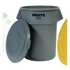 RUBBERMAID Brute® Round Container - 20-Gallon, Gray