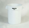 RUBBERMAID Brute® Round Container - 20-Gallon, White