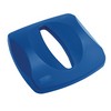 RUBBERMAID Paper Recycling Square Lid - Blue