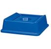 RUBBERMAID Bottle & Can Recycling Lid - Blue
