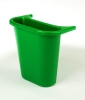 RUBBERMAID Wastebasket Recycling Side Bin - Green