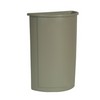 RUBBERMAID Half Round Container - Gray