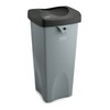 RUBBERMAID Touch-Free Square 23 Gl Containers - Gray