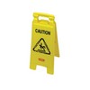 RUBBERMAID Folding Floor Signs - Caution Wet Floor (English)