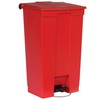 RUBBERMAID 23-Gallon Mobile Container - Red