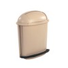RUBBERMAID Foot Pedal Rolltop Container - Hands-Free 