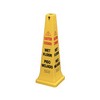 RUBBERMAID Safety Cones - 12 1/4 sq. x 36h
