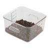 RUBBERMAID 83/4 x 85/16 Square Containers - 4-3/4