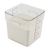 RUBBERMAID 83/4 x 85/16 Square Containers - 8-3/4" High